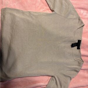 Geoffrey Beene Women's Beige Crew Neck Sweater
